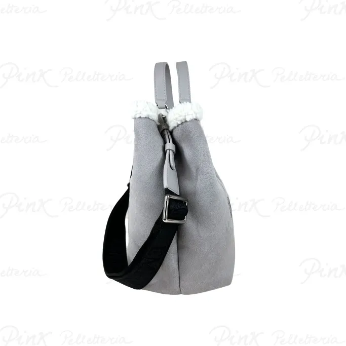-EMPORIO ARMANI MyEA Shopping Bag Medium Ecomontone Y3D165 YZZ0E 88632 Ghiaccio