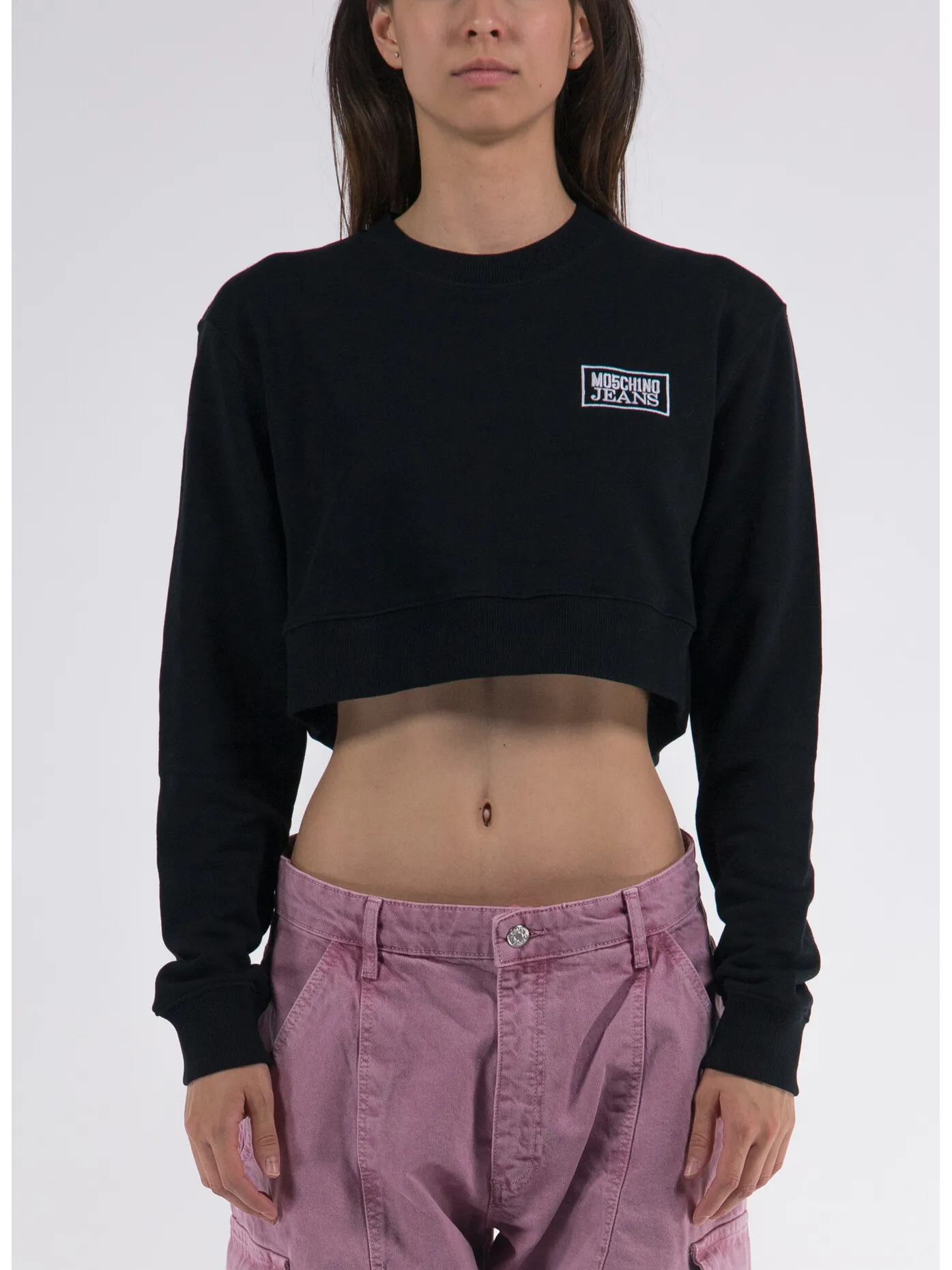     -MOSCHINO JEANS    -FELPA GIROCOLLO-