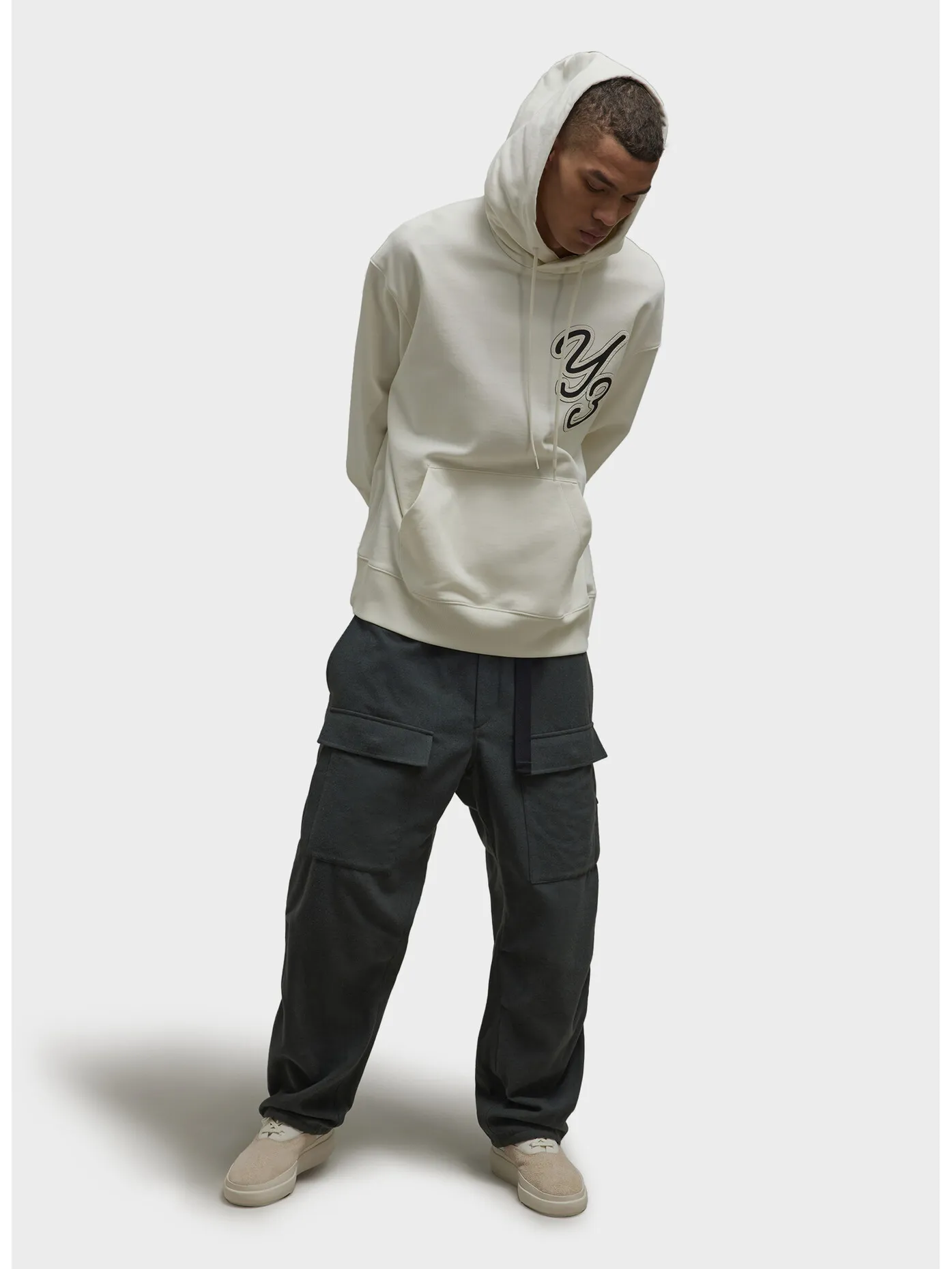     -Y-3    -FELPA HOODIE GFX-