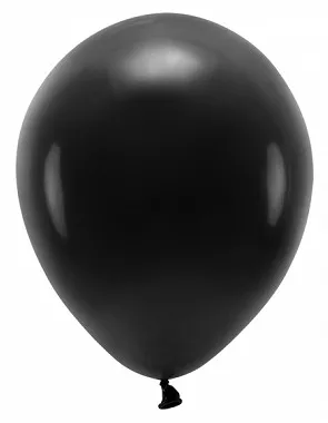 100 palloncini pastello eco nero 30cm
