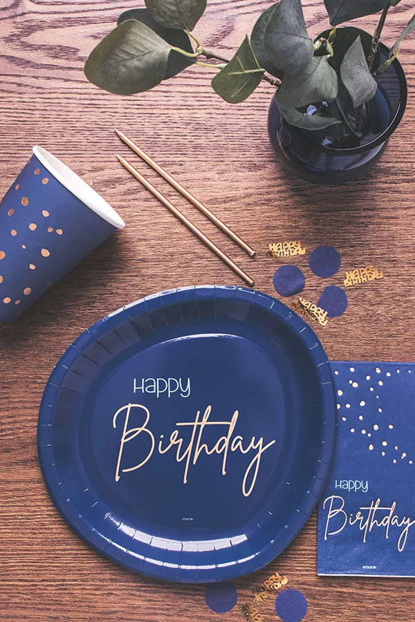 36 stuzzicadenti 60° compleanno blu