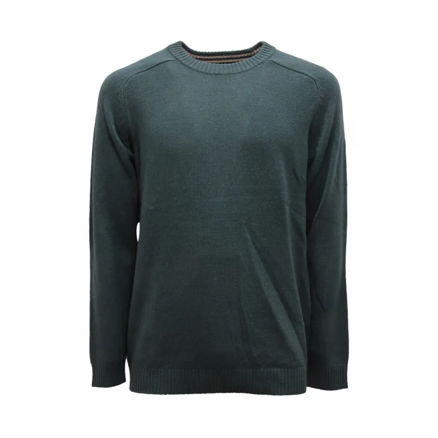 5371AZ MAGLIONE UOMO SELECTED MAN WOOL SWEATER GREEN