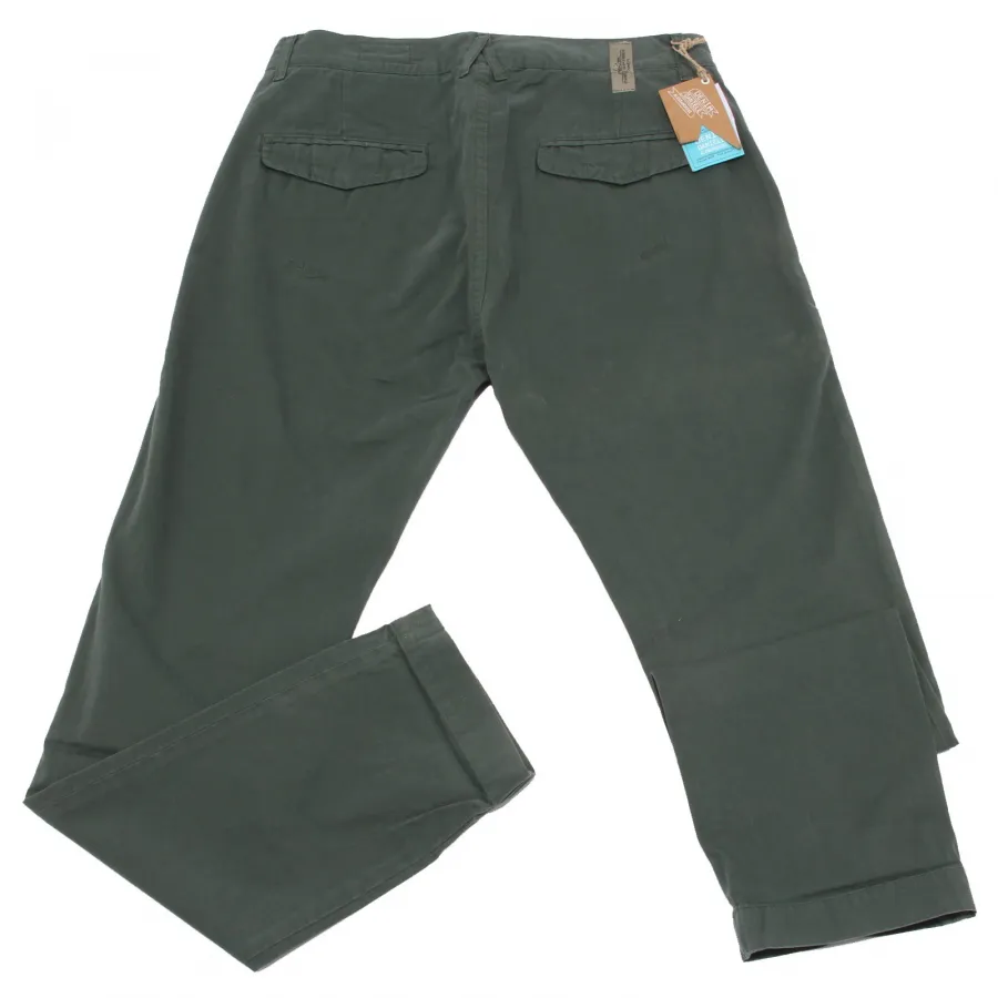 5402U pantalone uomo DANIELE ALESSANDRINI verde green trouser men