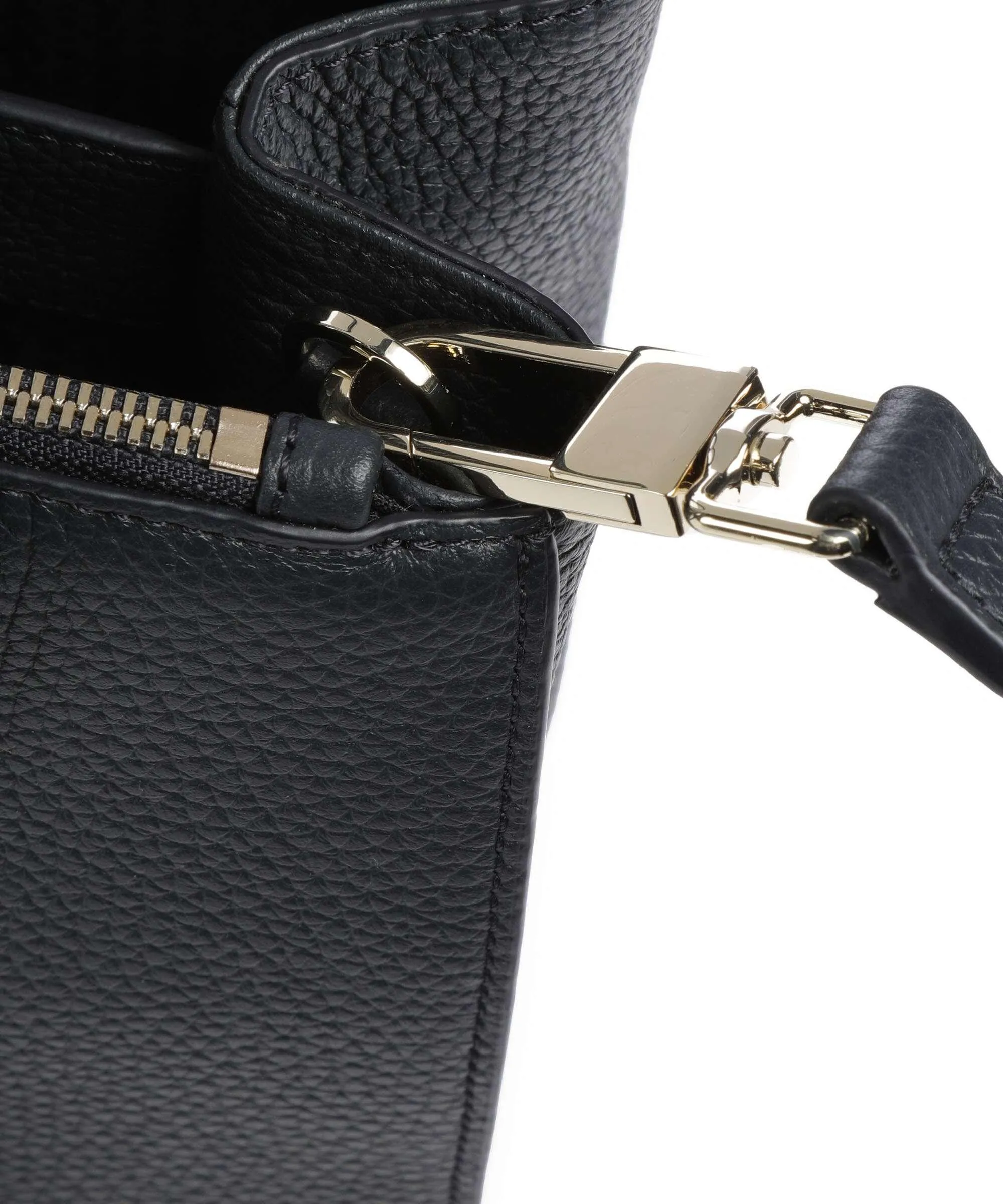  Aigner Ivy M Borsa a mano pelle di vacchetta grana navy  