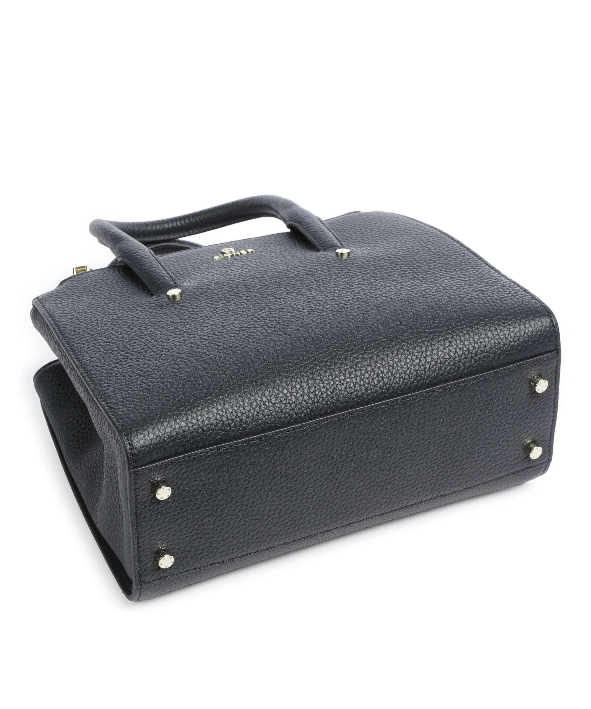  Aigner Ivy M Borsa a mano pelle di vacchetta grana navy  