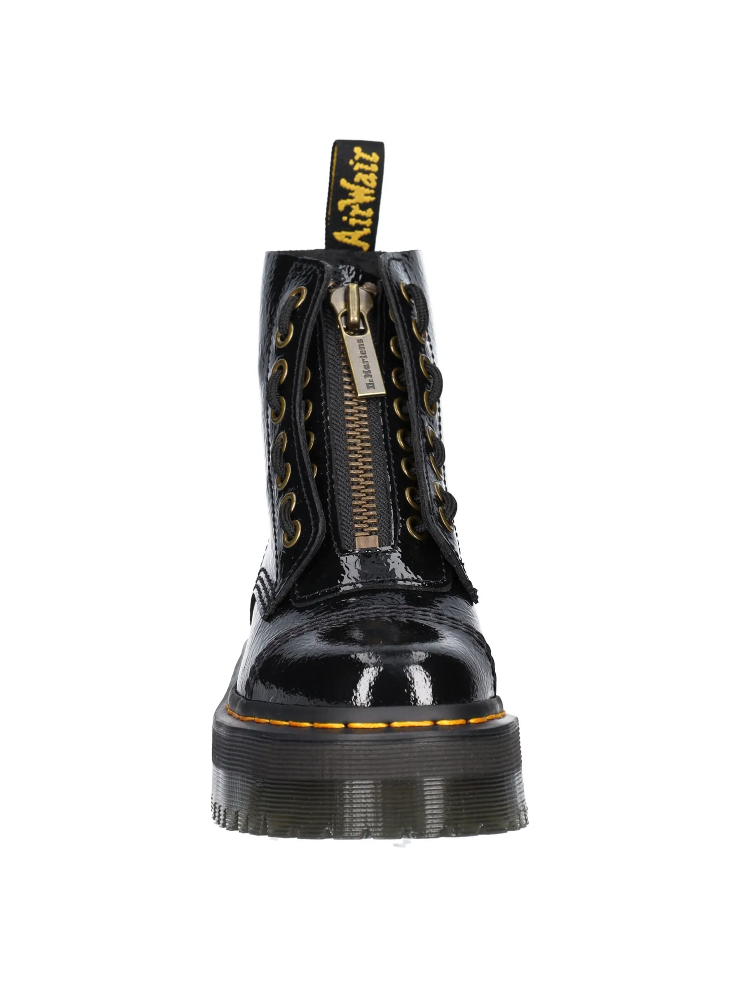 Anfibio Dr Martens Sinclair Distressed Patent da donna nero