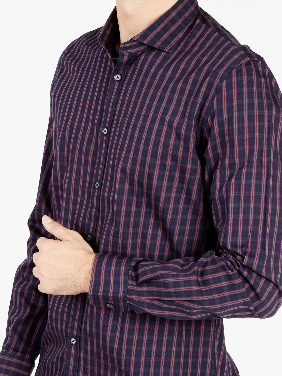 B-Style Chemise en coton coupe classique