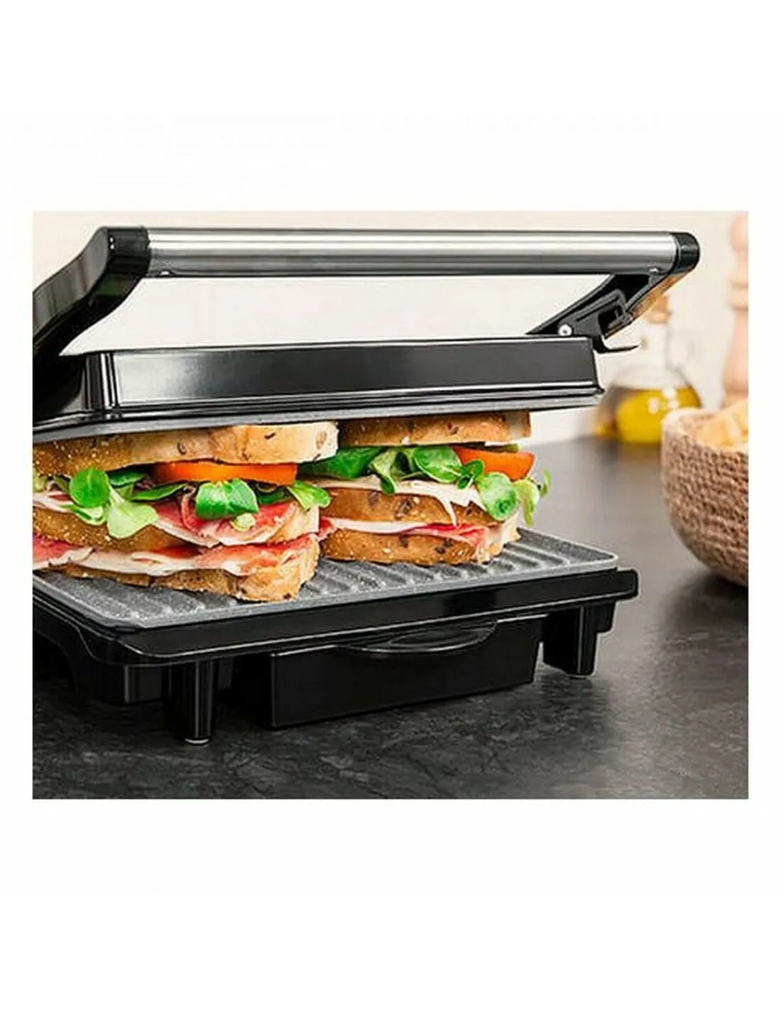 Barbecue Elettrico Cecotec Rock'nGrill 1500 Rapid 1500W 1500 W