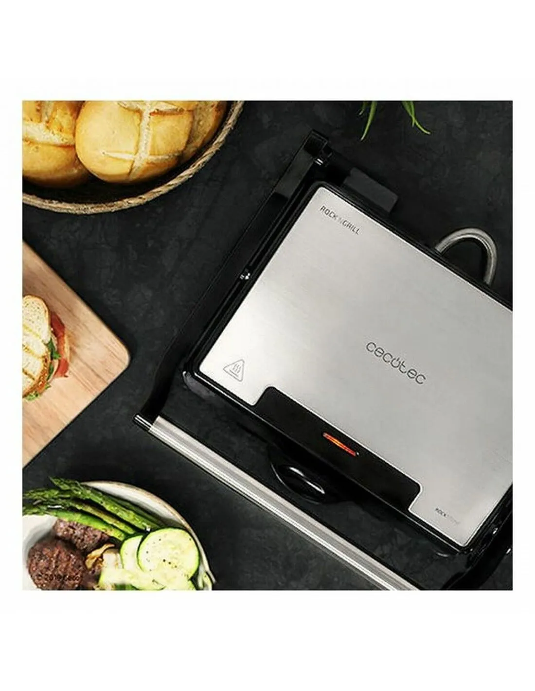 Barbecue Elettrico Cecotec Rock'nGrill 1500 Rapid 1500W 1500 W