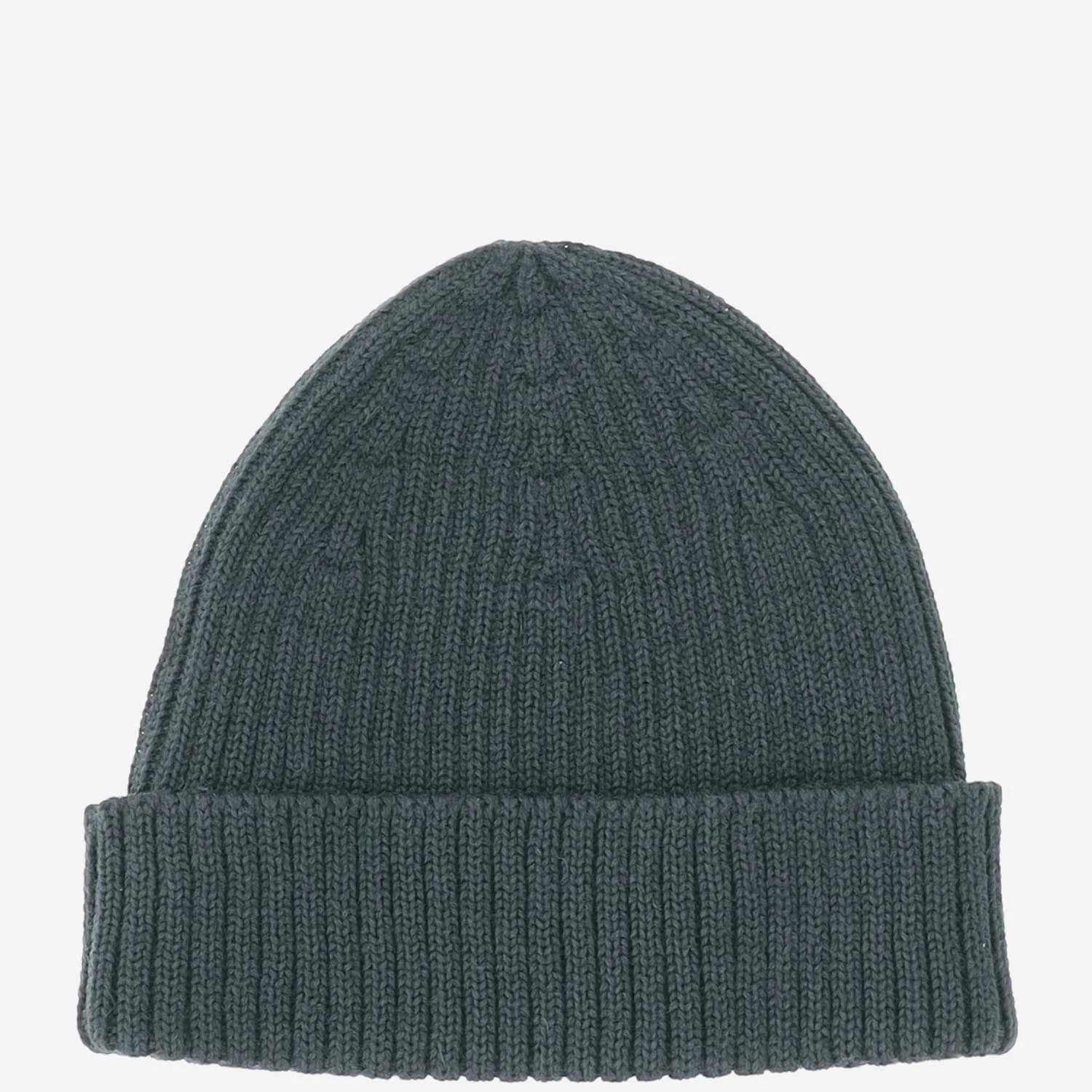 Berretto di lana di maison kitsune con fox patch