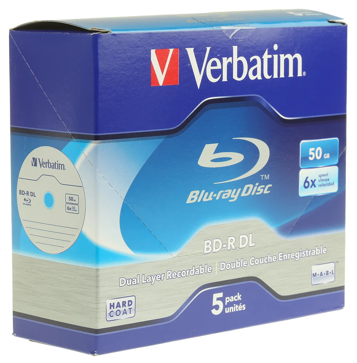 Blu-ray vergine Verbatim 50 GB 6X