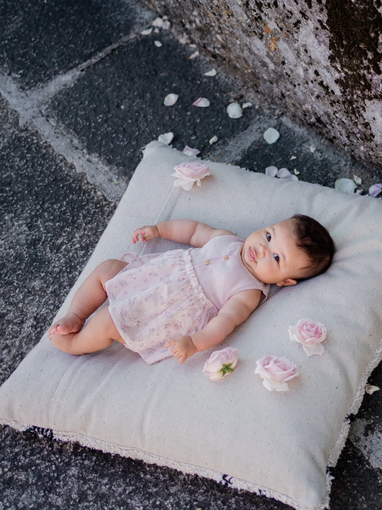 Body Bimba ad abitino fiori rosa