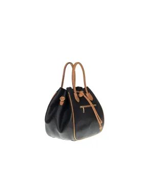 Borsa in pelle a sacchetto