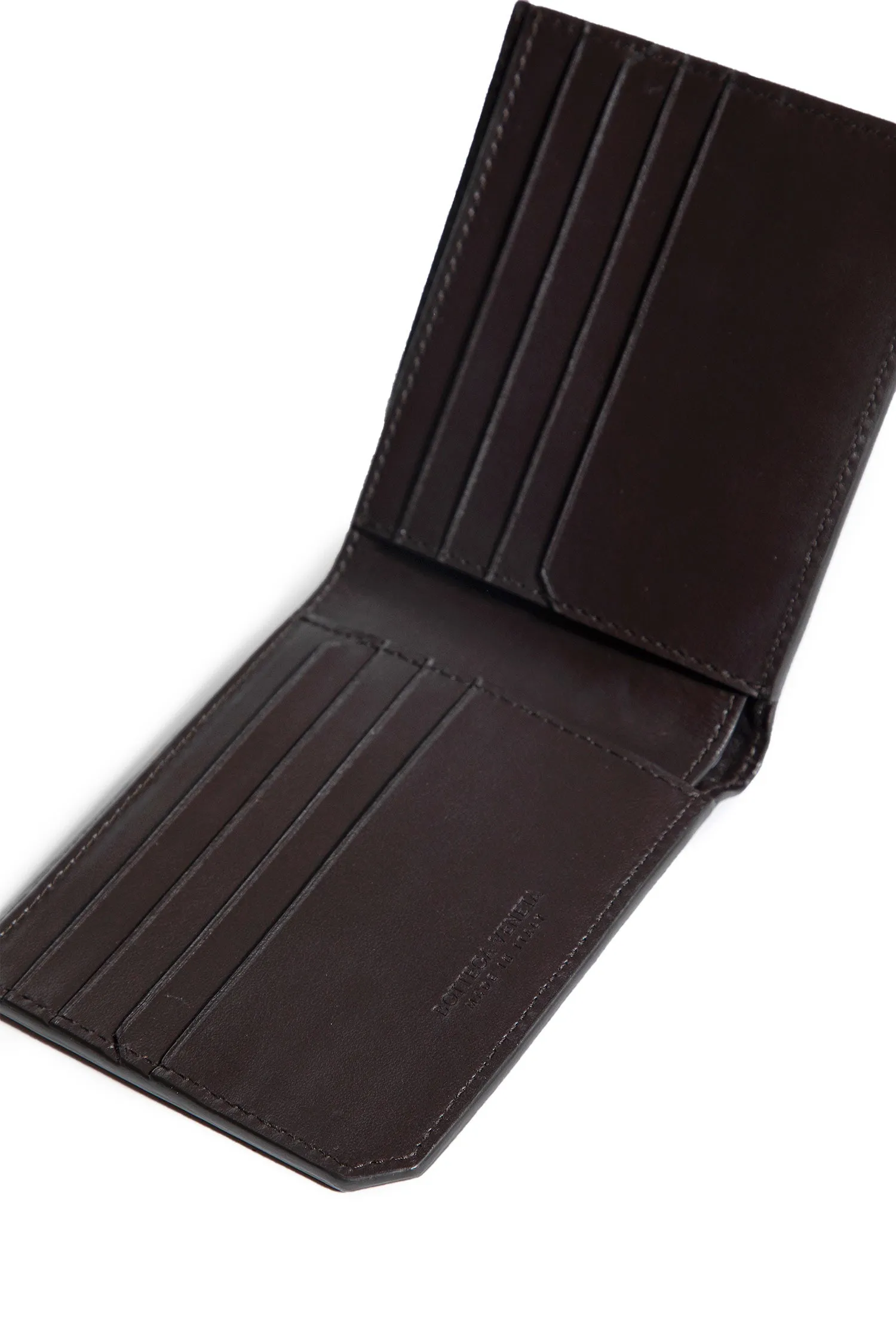 bottega veneta  intrecciato piccolo bi-fold wallet 
