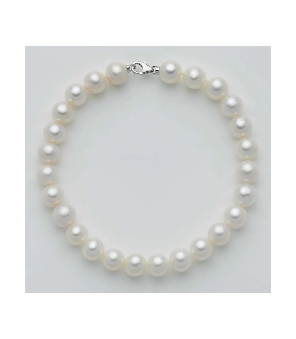 Bracciale Miluna Perle Diametro 5mm Oro Bianco 18kt PBR1675V