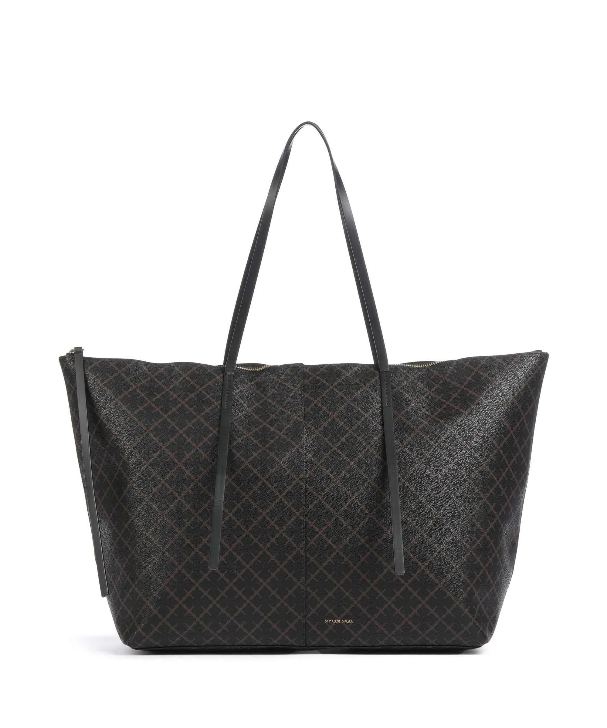  by Malene Birger Luze Borsa shopper plastica marrone scuro  