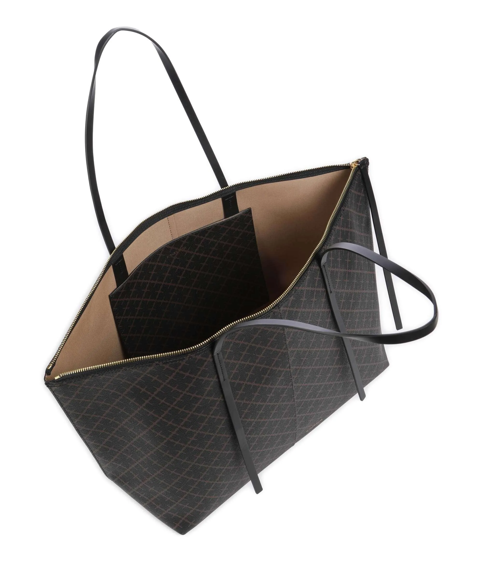  by Malene Birger Luze Borsa shopper plastica marrone scuro  