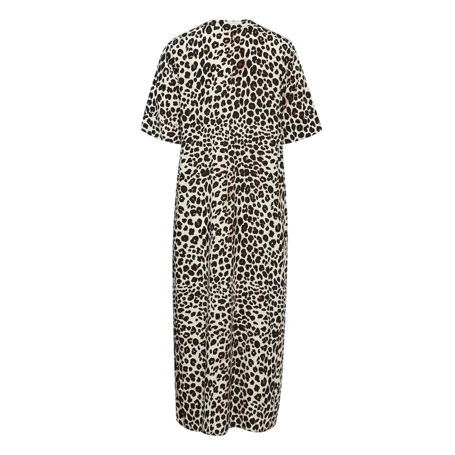 b.young abito da donna Bymmjoella 20814539 202956 nero leopardato