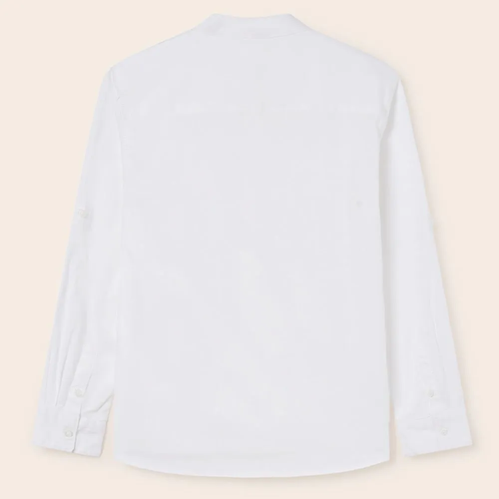 camicia da ragazzo 6115 collo alla coreana mayoral 