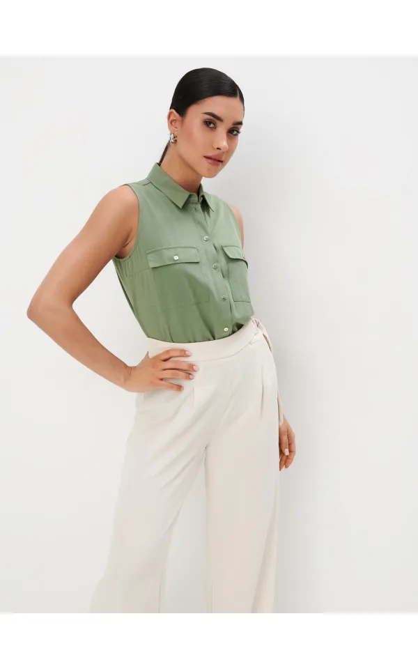 Camicia in misto viscosa