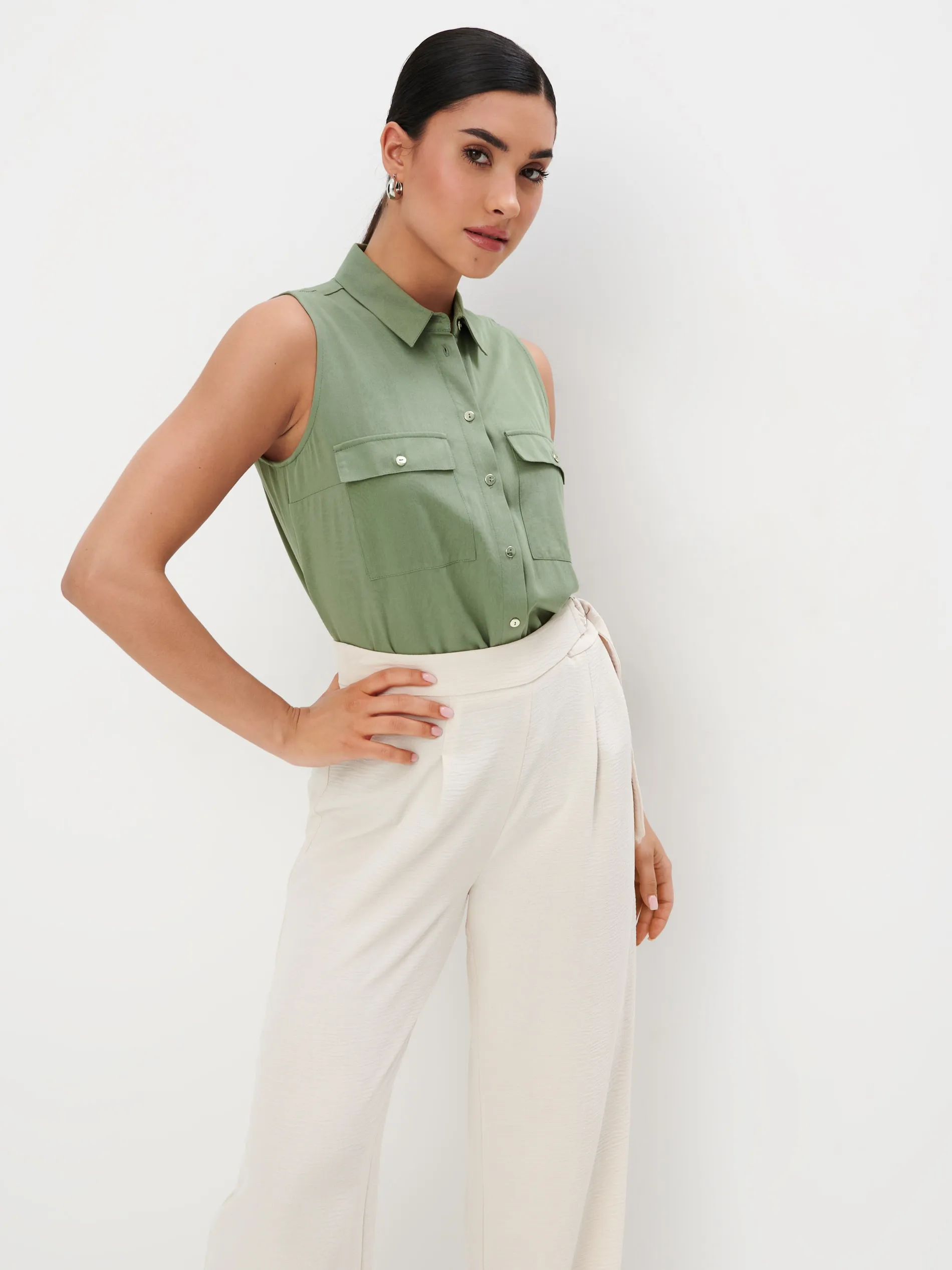 Camicia in misto viscosa