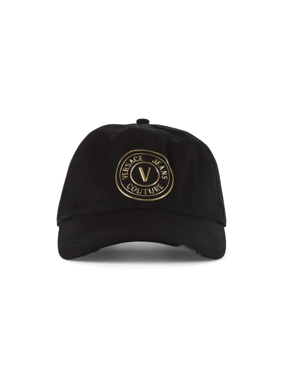 Cappello in cotone con stampa logo a rilievo