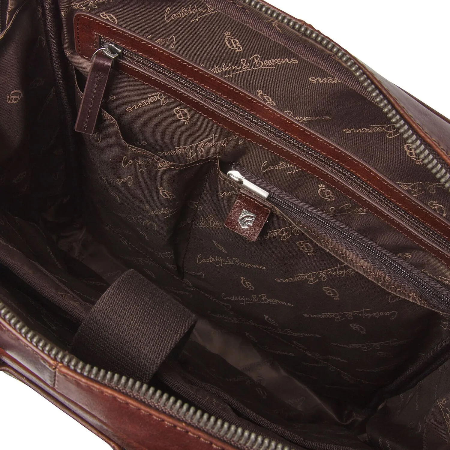 Castelijn & Beerens Zaino Rien RFID in pelle 40 cm Scomparto per computer portatile