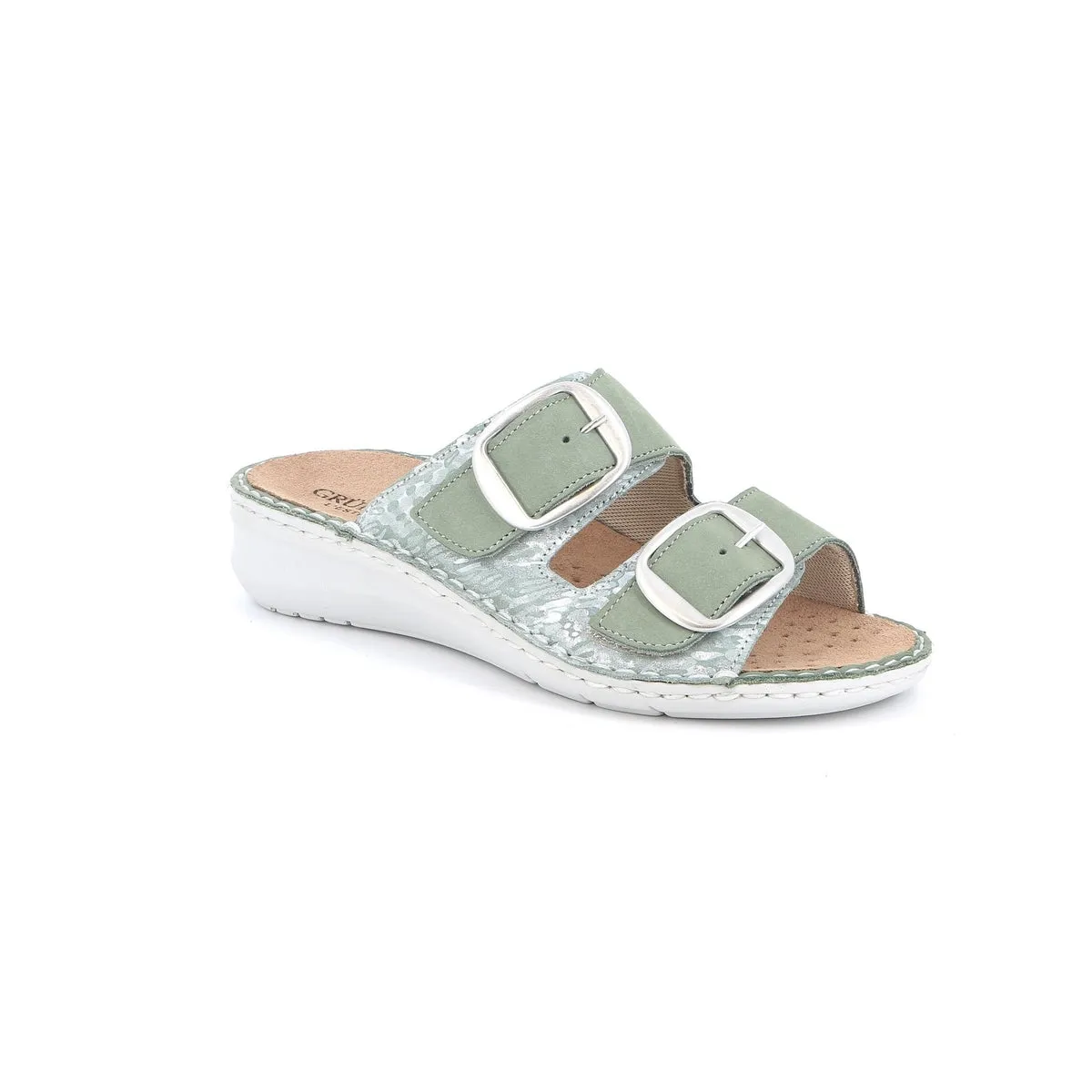 Ciabatta comfort in pelle | dami