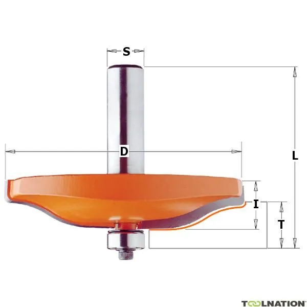 CMT 990.504.11 Fresa a brugola orizzontale profilo A2, gambo 89x15x64,6 12