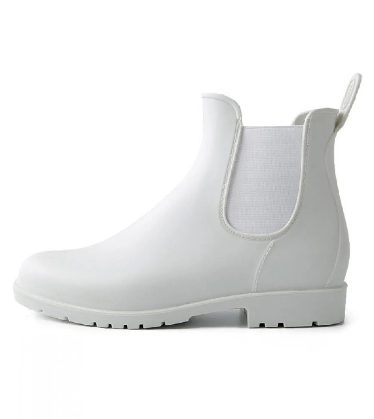 Comemore New Chelsea Fashion Female Short Rain Boots Anti Slip Water Shoes Waterproof Womens Rubber Shoe Rainboots For