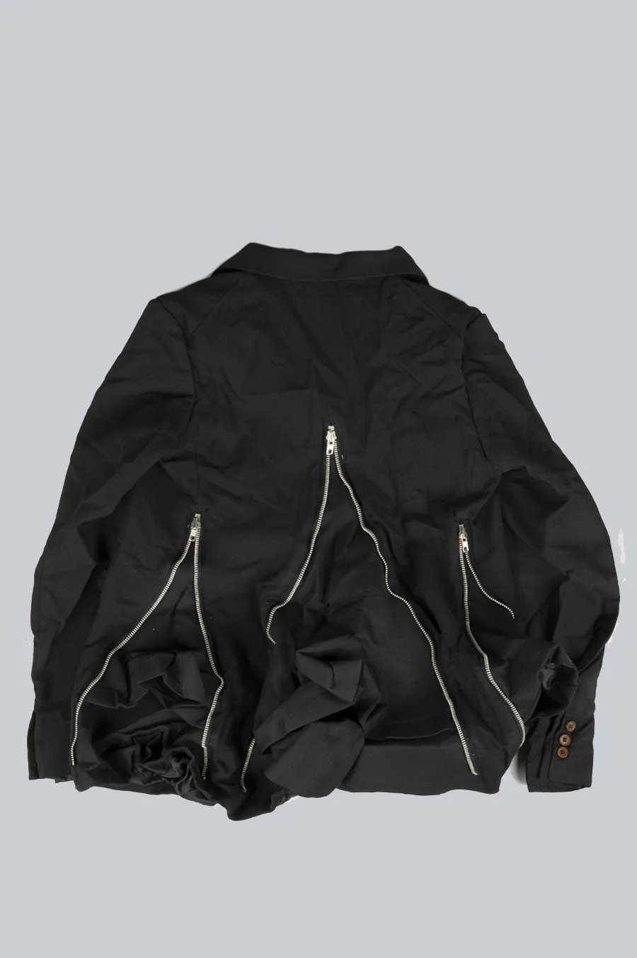 COMME DES GARCONS HOMME PLUS MEN FLARED BLAZER BLACK
