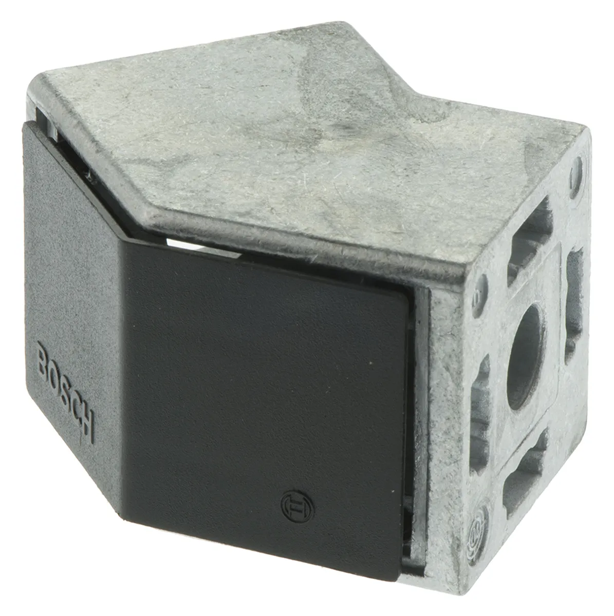 Connettore a 45° Bosch Rexroth in Zinco pressofuso, per profili da 30 mm, scalanatura da 8mm