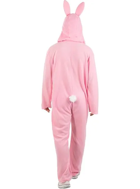Costume da Coniglio rosa per adulto