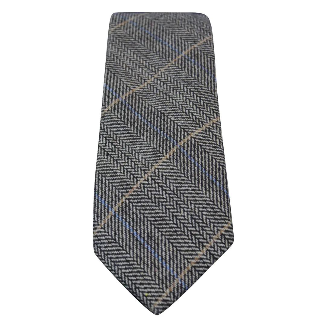 Cravatta Classica Marc Darcy da Uomo in Tweed o in Velluto Retro Vintage
