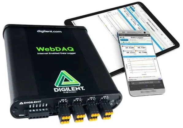 Data Logger Digilent WebDAQ 904, 4 canali, WebDAQ-Web