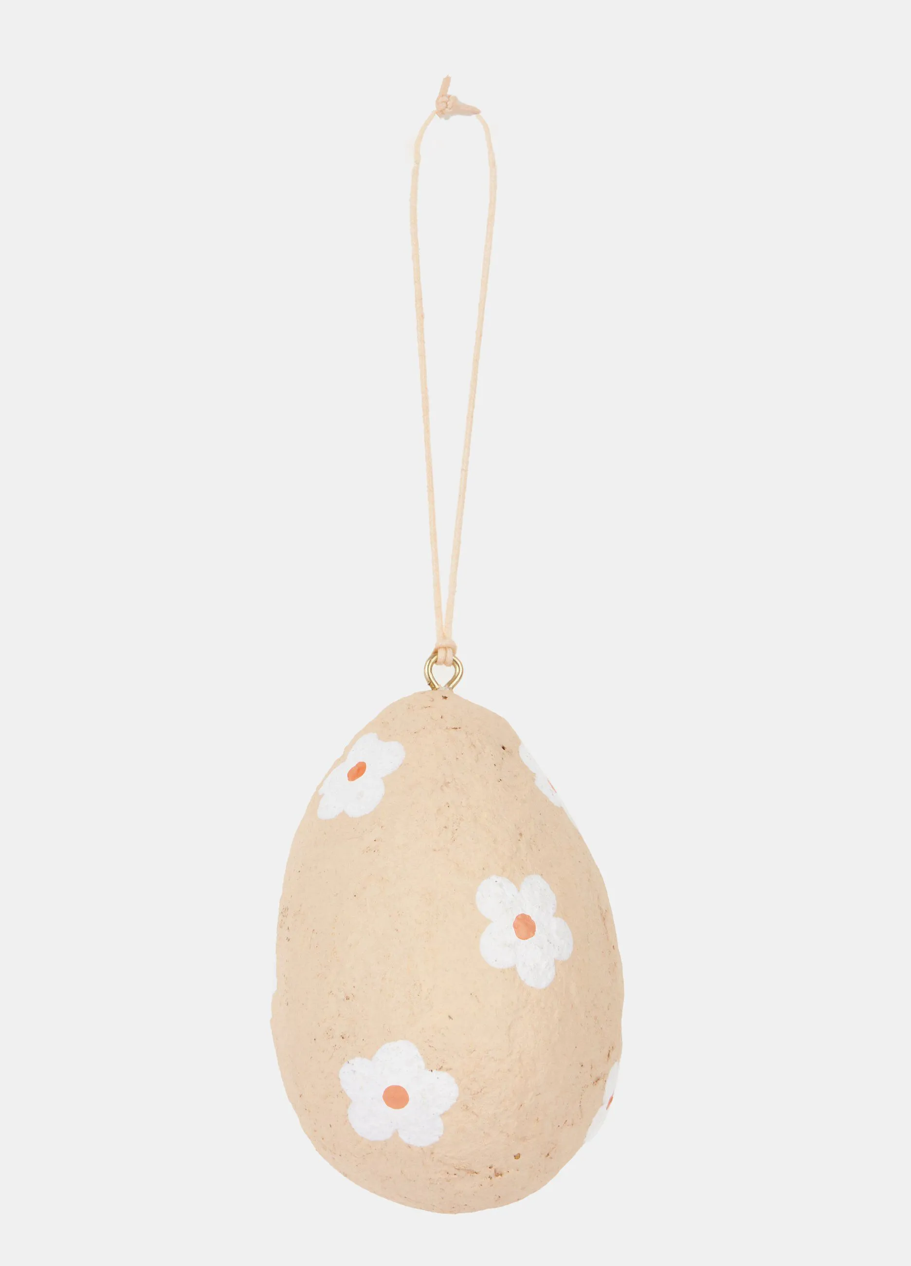 Decorazione di Pasqua fatta a mano in cotone riciclato