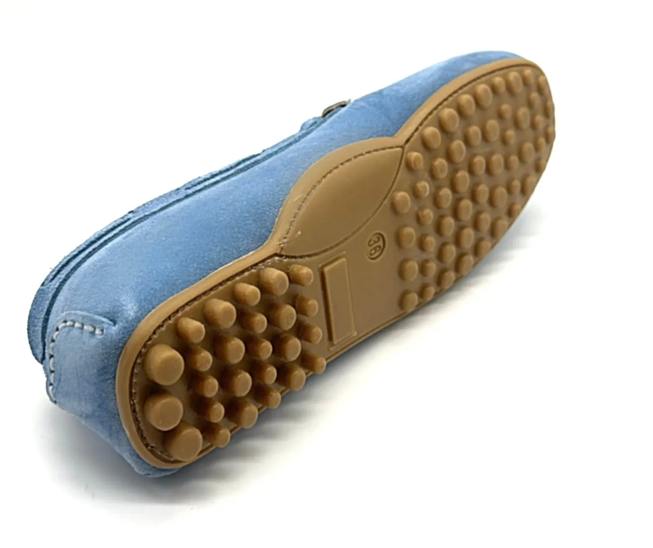 Divine Follie - Car shoe scamosciata azzurra