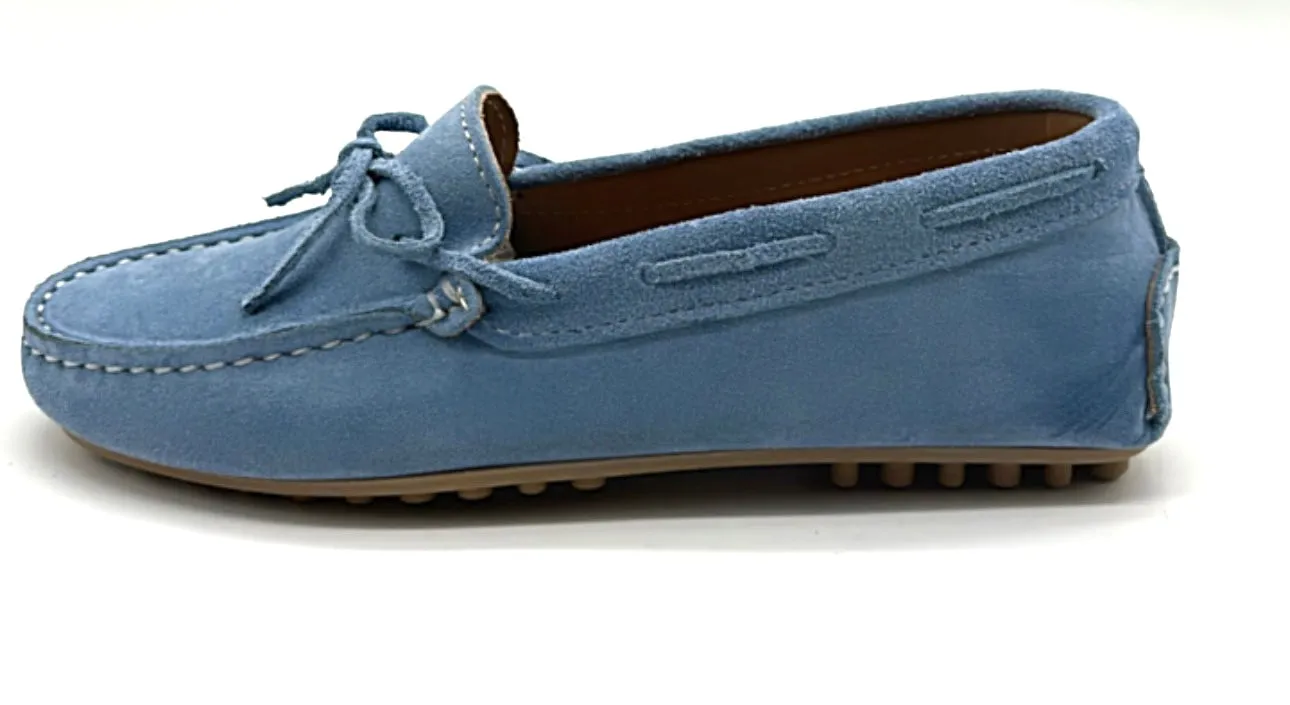 Divine Follie - Car shoe scamosciata azzurra