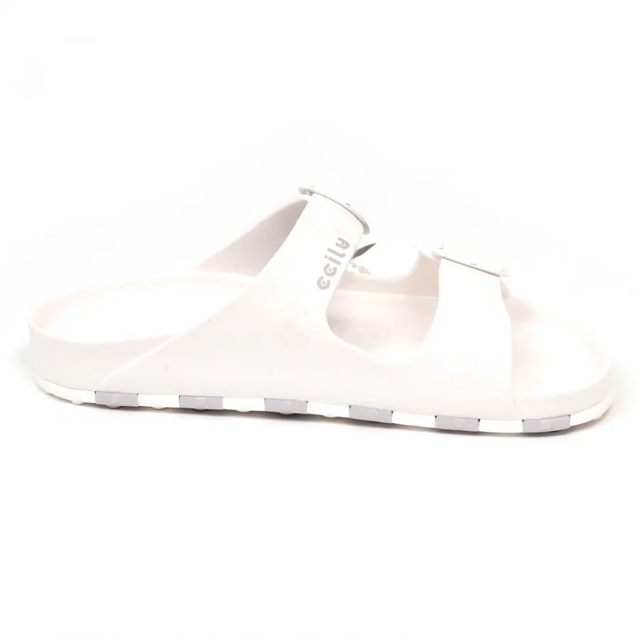E8068 (WITHOUT BOX) sandalo uomo rubber white CCILU HORIZON sandal shoe man