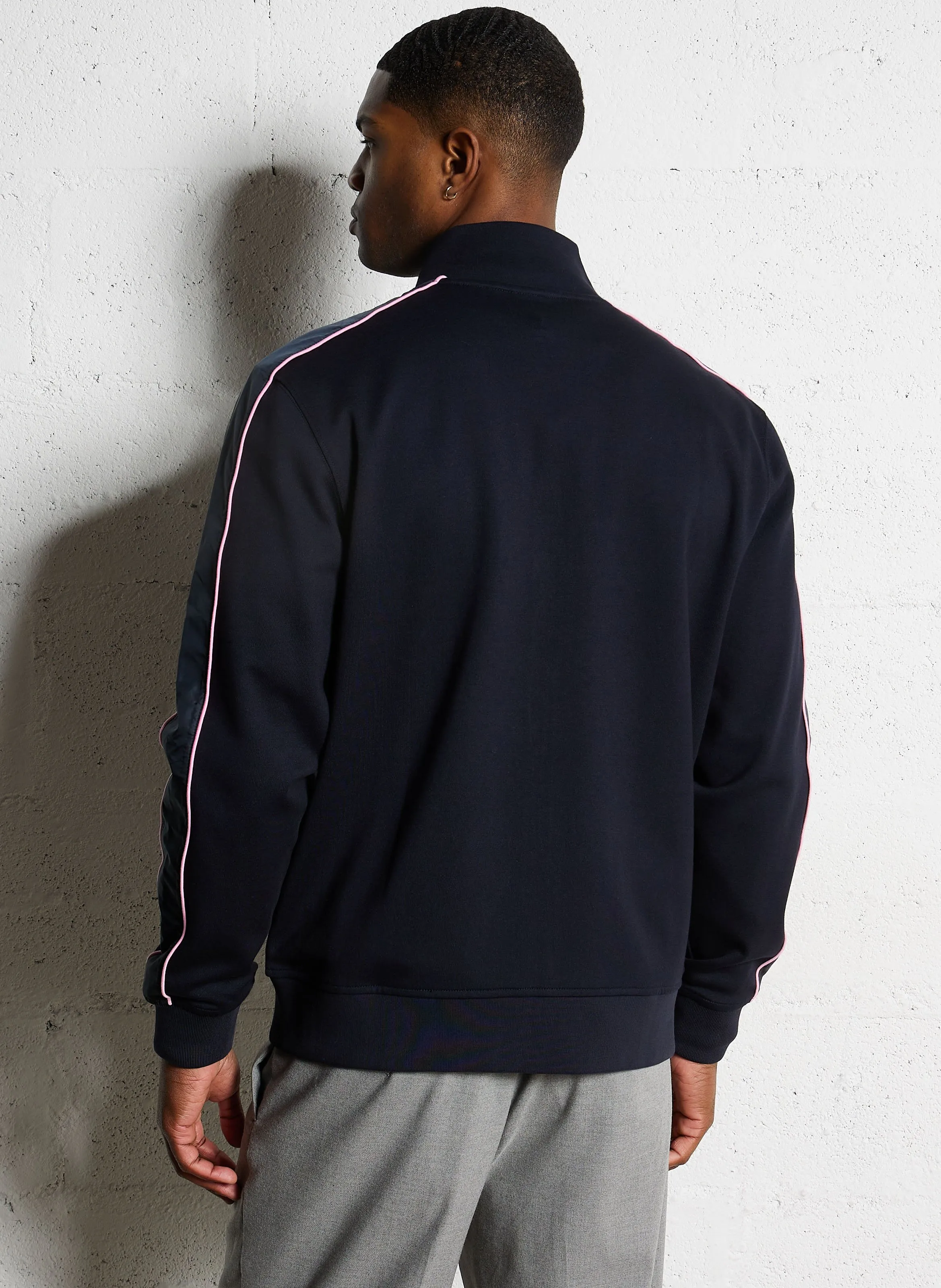  EDEN PARK   Felpa con zip in misto cotone | Blu