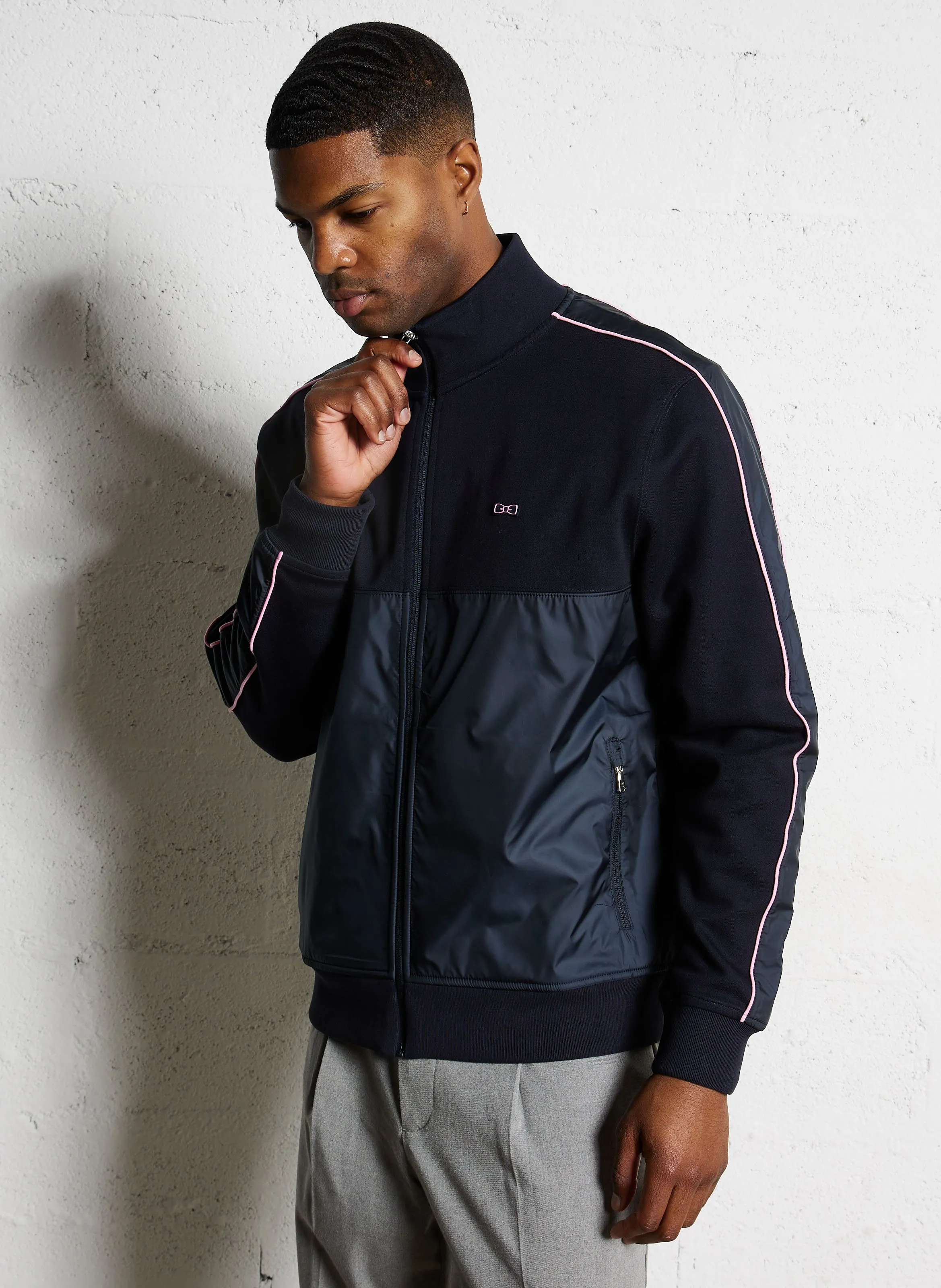  EDEN PARK   Felpa con zip in misto cotone | Blu