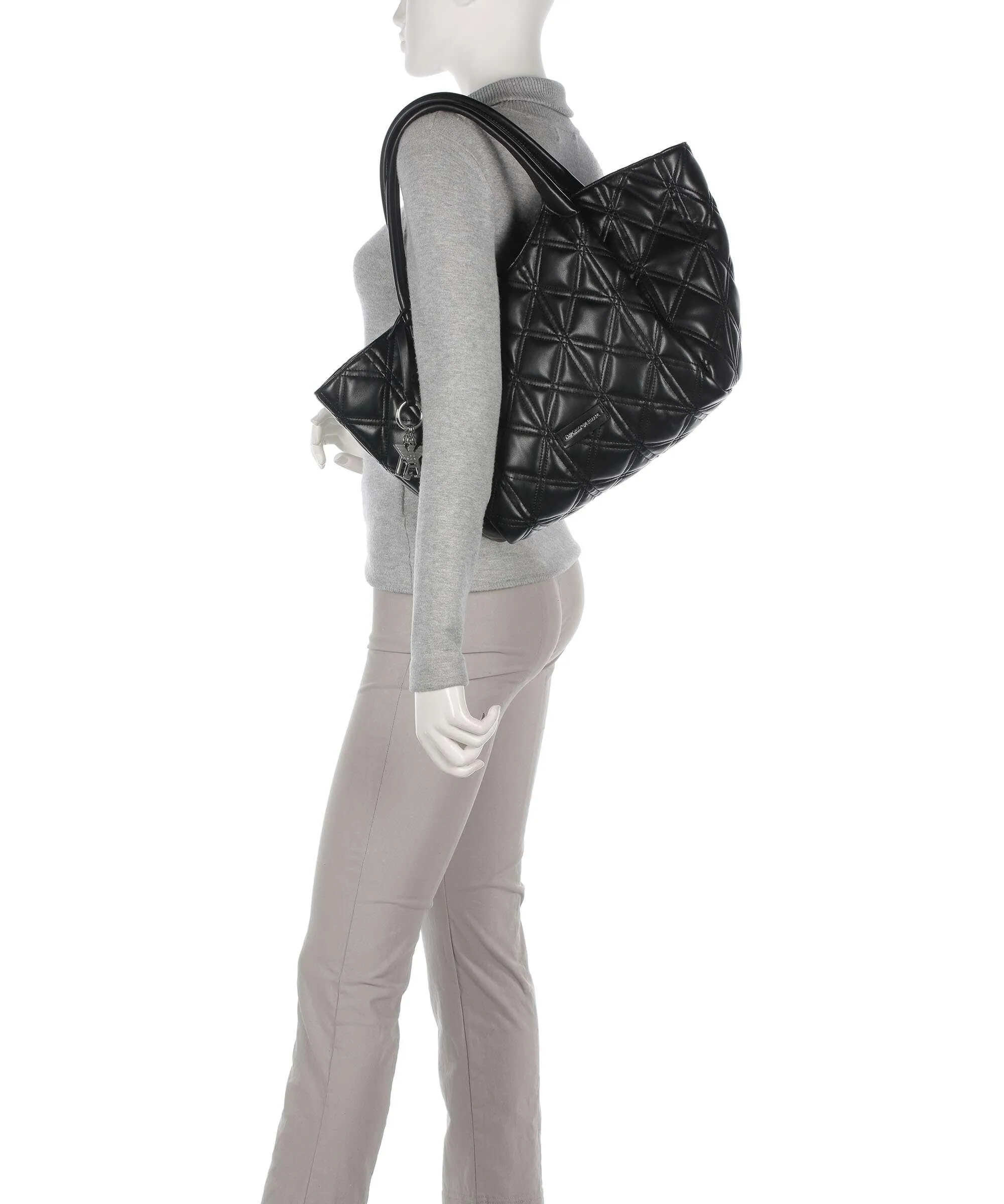  Emporio Armani Durini 24 Borsa shopper pelle sintetica nero  
