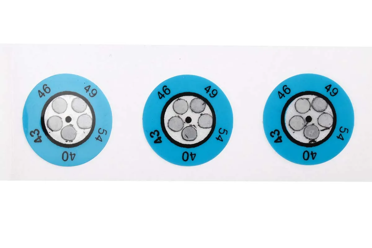 Etichetta termosensibile Irreversibile RS PRO, da 40°C a 54°C, conf. da 10 pz.