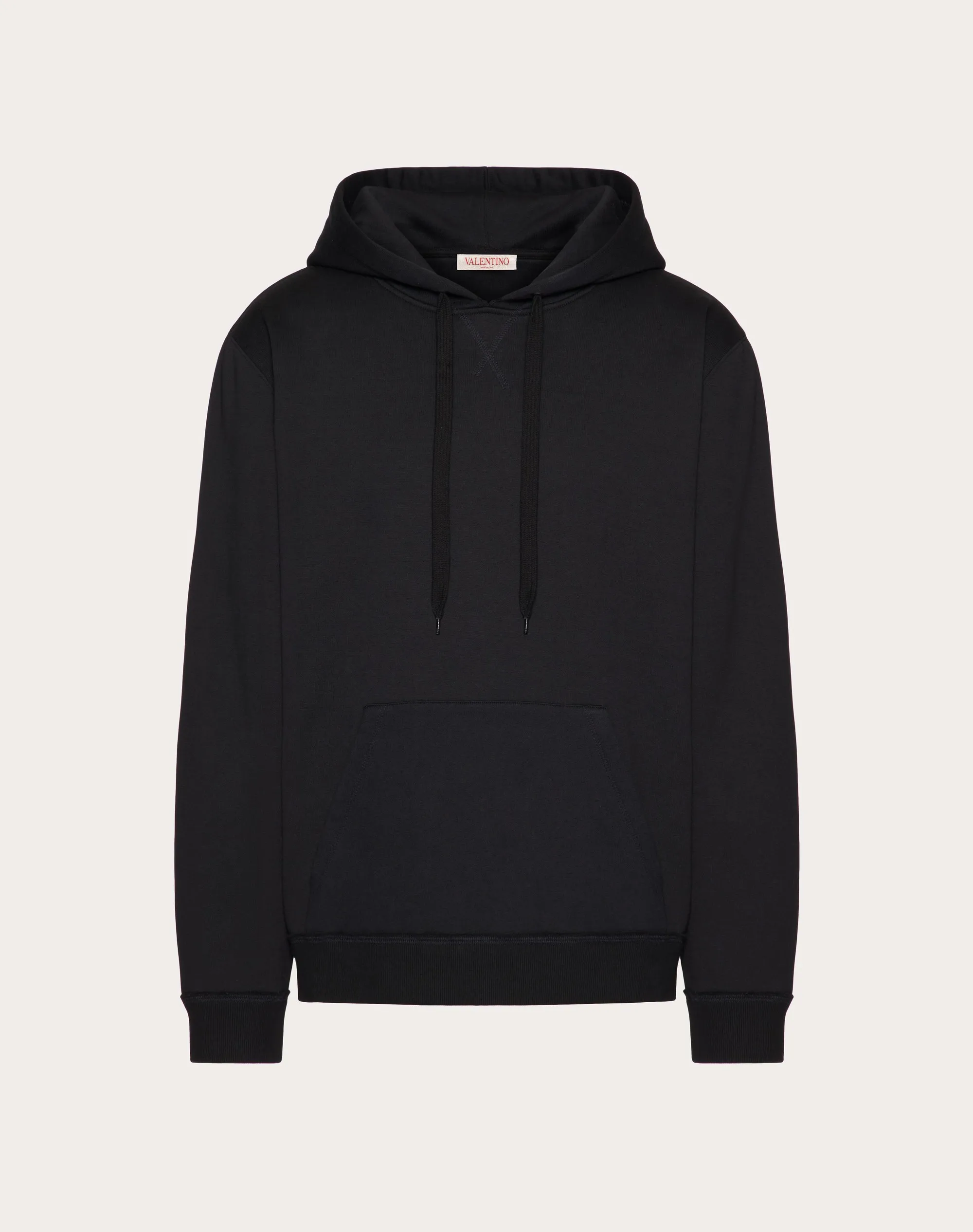 FELPA IN COTONE CON BORCHIE BLACK UNTITLED