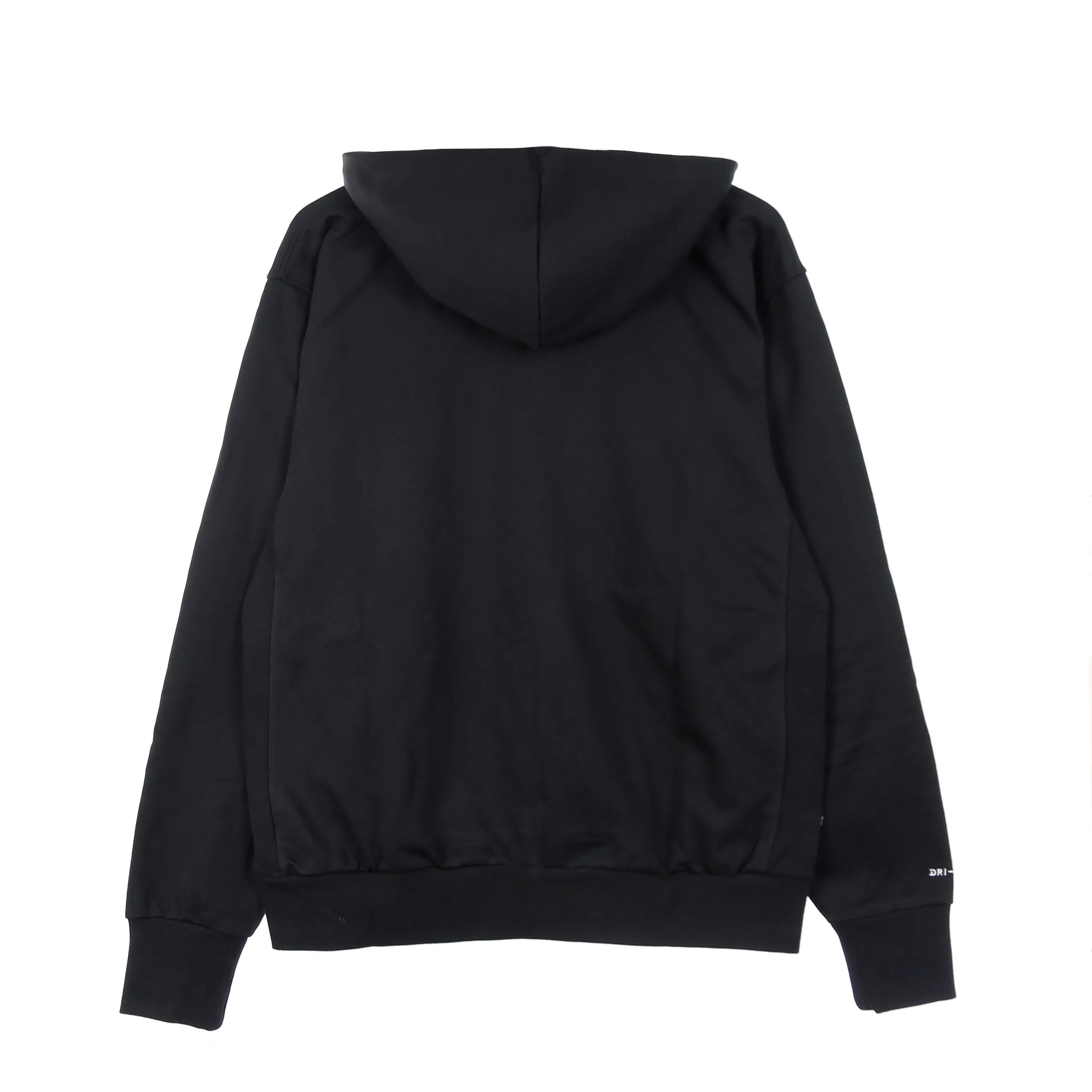 Felpa Leggera Cappuccio Zip Uomo M Dry-fit Standard Issue Full-zip Hoodie Black/pale Ivory