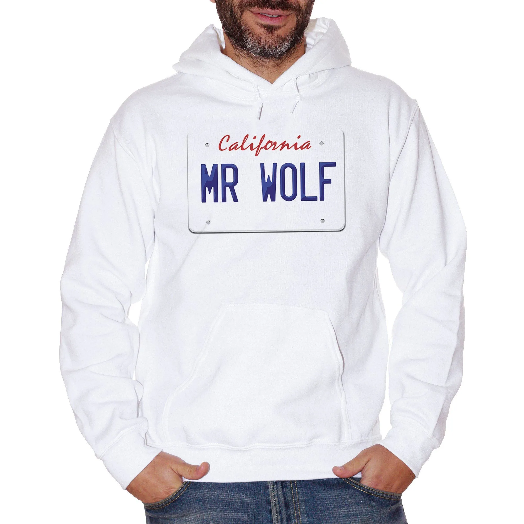Felpa Mr Wolf Targa Pulp Fiction California - FILM