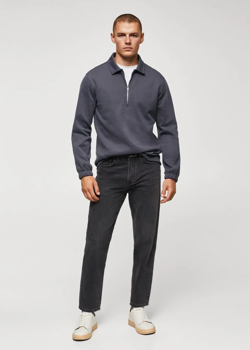 Felpa polo cotone