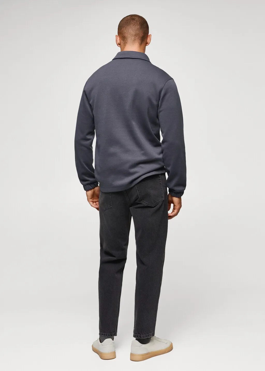 Felpa polo cotone