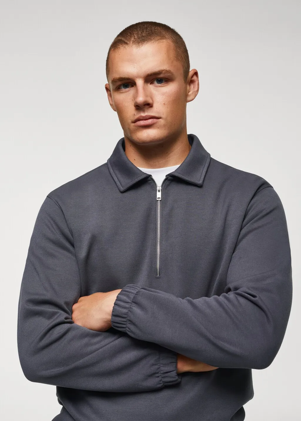 Felpa polo cotone