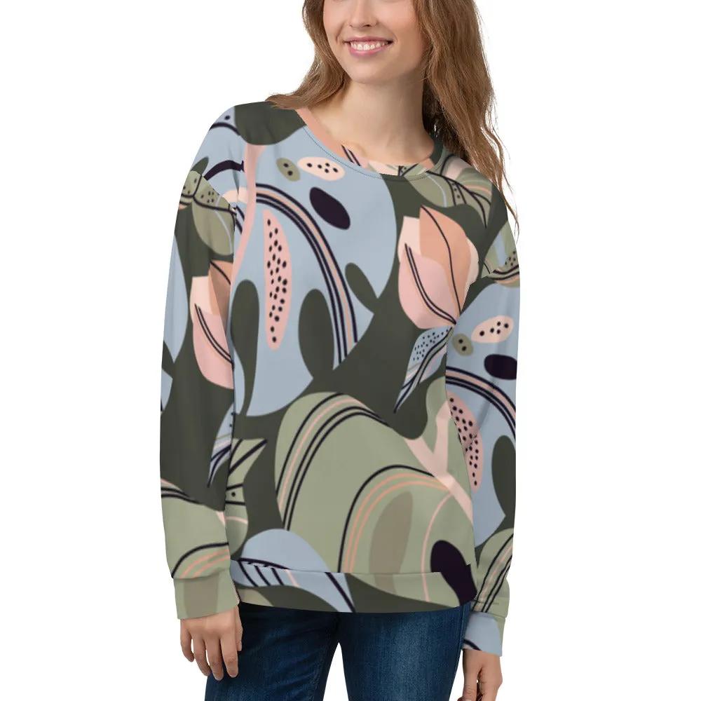 Felpa unisex con vegetazione